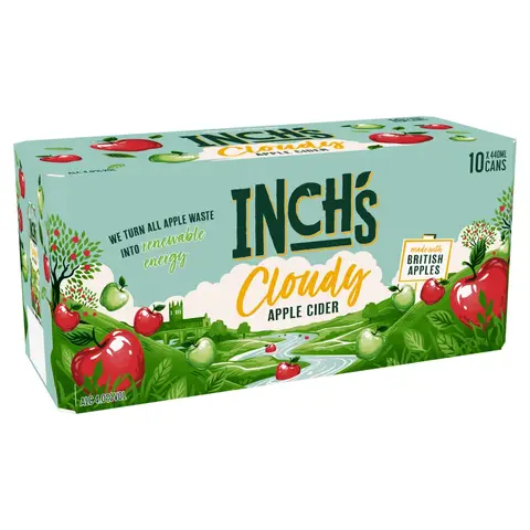 Inchs cloudy Apple 10Pk- 4% 10X440ml