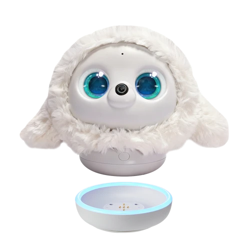 Service client laissé de message cadeau de 85 € pour article caché | Ropet robot pour animaux de compagnie (version pro) cerveau IA, température corporelle biomimétique, toucher de chat, apaisement par toucher, poils blancs et surface grise, excellent cadeau