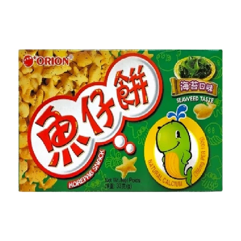 Orion Mini Fish Crackers Seaweed Flavor 33g