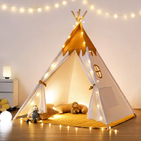 Besrey Teepee Tent for children, Made of 100% Cotton