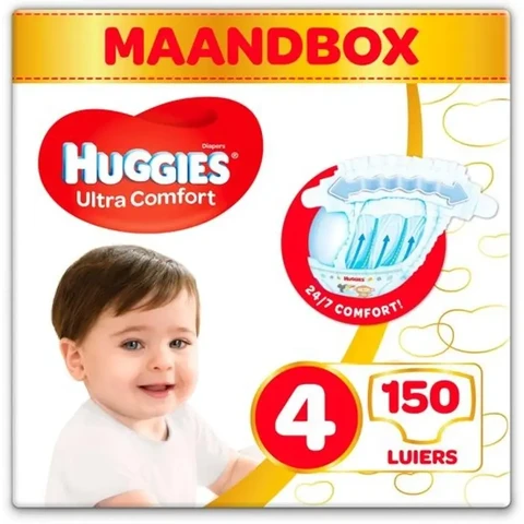 Huggies Luiers Maat 4 150 St (3 X 50) Maat 4
