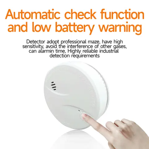 HEIMAN Smoke Detector, 10 Year Fire Alarm, EN 14604 Certified, Photoelectric Smoke Detector, Lithium Long Term Battery, Fire Detector, 85 dB Alarm (Pack of 5)