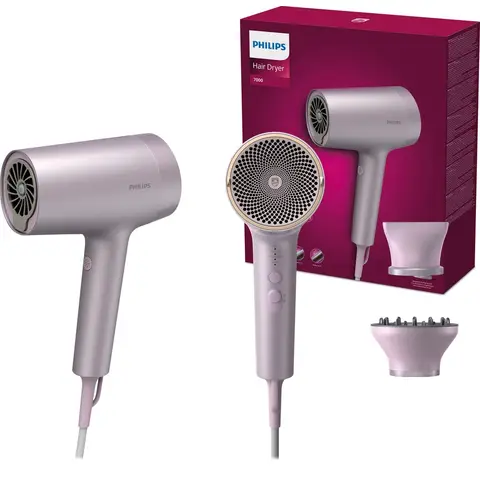Philips 7000 Series Fohn- Föhn met diffuser - Haardroger - Roze - BHD723/10 
