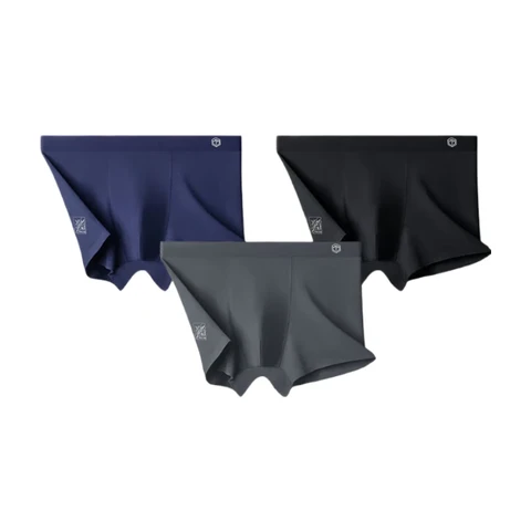 ochama x J.ZAO Modal Boxershorts für Männer - Herrenunterhose - 60 s Modal - Antibakteriell  - 3er-Pack, XXXL