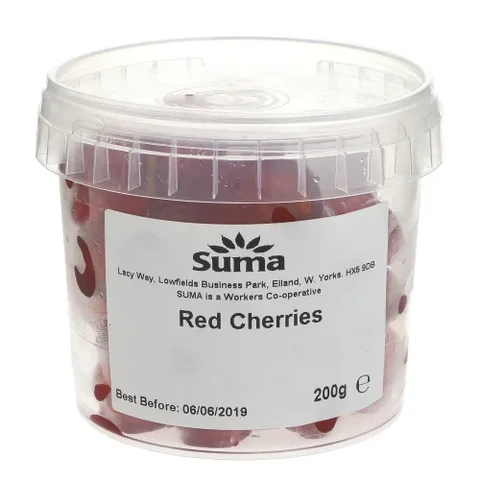 Suma Cherries Glace - Bright Red