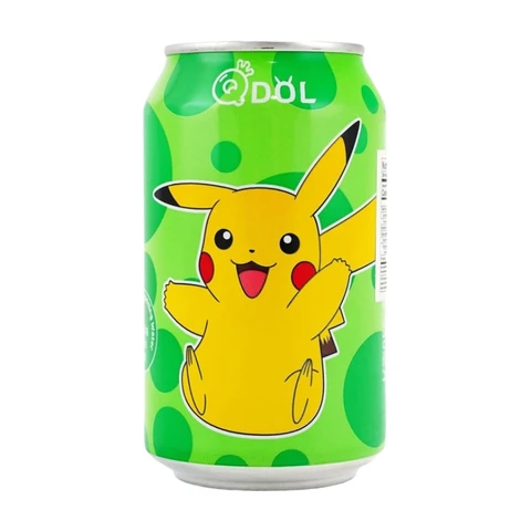 QDOL Eau pétillante au citron vert Pikachu - 330 ml