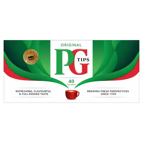 PG Tips Original 40 Tea Bags 116g
