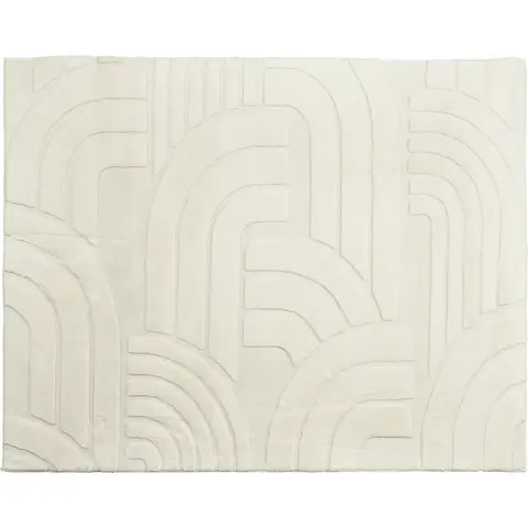 Teppich 160x130cm Weiß