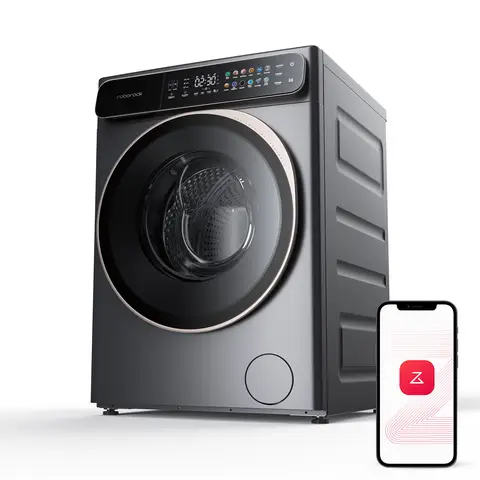 Sèche-Linge Lave-Linge Roborock Zeo One Gris / 10 kg Lavage & 6 kg Séchage / Technologie de Séchage Zeo-cycle / Algorithme de Lavage & Séchage RR Seafarer / Système Auto-nettoyant LintClear / Dosage Automatique