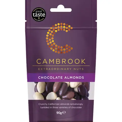 Cambrook Chocolate Almonds 90g