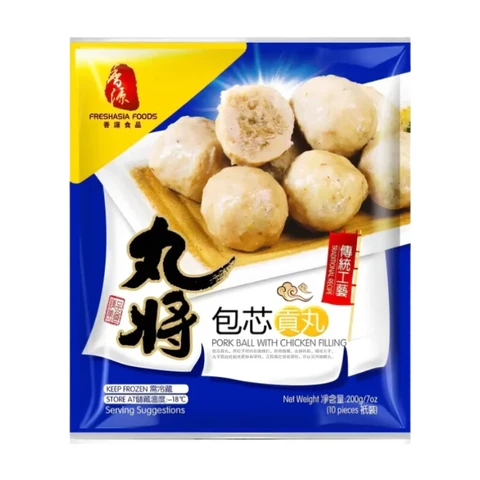 FRESHASIA varkensgehaktbal met kippenvulling 200 g