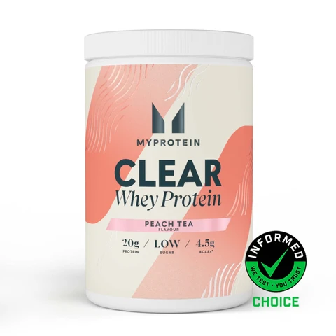 MyProtein Clear Whey Isolate Peach Tea Protein Nutrition Powder - 854g