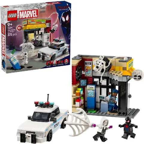 LEGO Marvel Spider-Verse Miles Morales tegen The Spot bouwset - 76311, 4 minifiguren