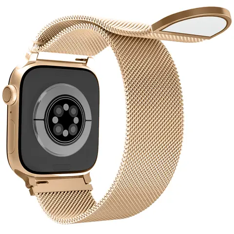 Apple watch bands (46mm/45mm/44mm/49mm)+(S3/2/1 42mm) Rose Gold（circle）