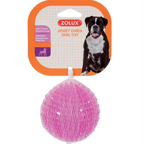 Woorts TPR POP SPIKY BAL ROZE 8 CM