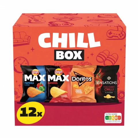 Lay's Doritos Chill Box Multipack Chips 12 stuks