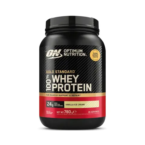 Optimum Nutrition 100 % Whey Gold Standard Vanille Glacée 780 g (26 portions)