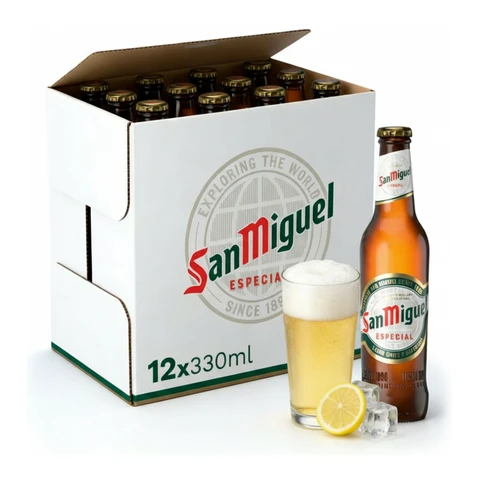 San Miguel Especial Premium Lager 12 x 330ml (ABV 5%)