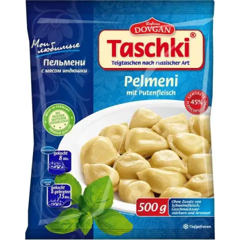 Dovgan Pelmeni mit Truthahnfleisch 500g