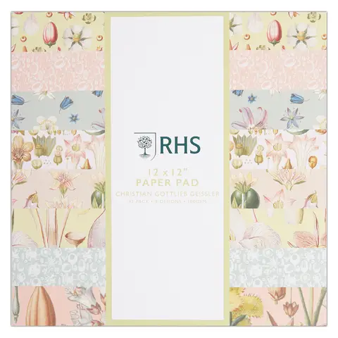 RHS Geissler Paper Pad 180gsm 12" x 12"