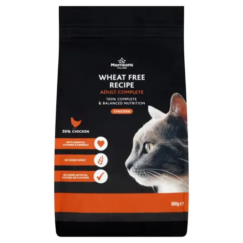 Morrisons Natural Complete Adult Cat Chicken 800g