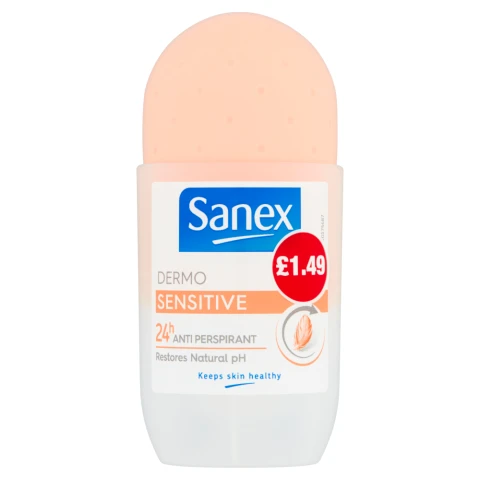 Sanex Roll On Deodorant Sensitive 50ml