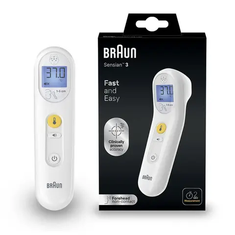 Braun Sensian 3 Non-contact forehead thermometer - BNT050
