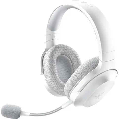 Razer Barracuda X - Kabelloses Multiplattform-Headset für Gaming und mobile Geräte (SmartSwitch Dual Wireless, Triforce 40mm, Kardioides Mikrofon, 50h Akku, USB-C) Mercury White