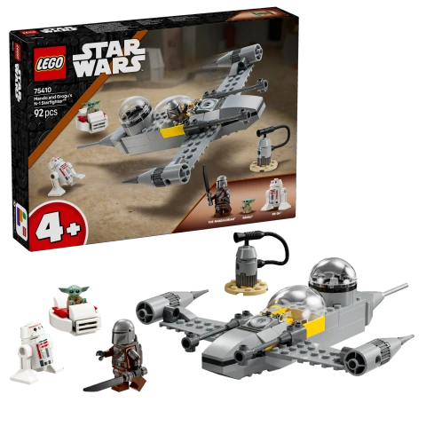 LEGO Star Wars 75410 Mando and Grogu's N-1 Starfighter Set