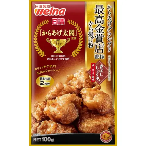 Gold Award Fried Chicken Powder Garlic Flavor 100g/pack  日清 名店监修 蒜味炸鸡粉 100g/袋