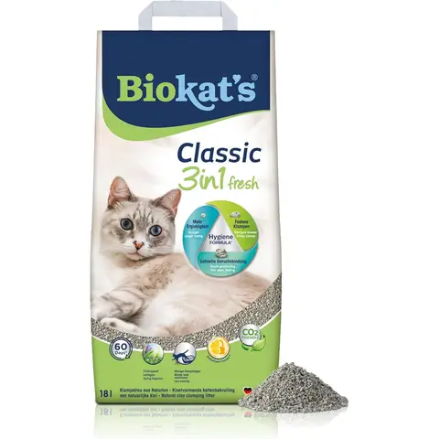  Biokat's Litière pour chat - 18 L