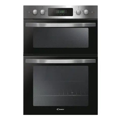CANDY FCI9D405X Built-In Electric Double Oven, Stainless Steel, A Rated
