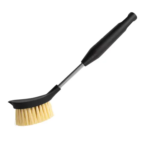 COOKER KING Spülbürste, Flaschen-Wasserbürste, Spülbürste und Schrubberbürste, ergonomisch, rutschfest, langer Griff zum Reinigen, 28 cm