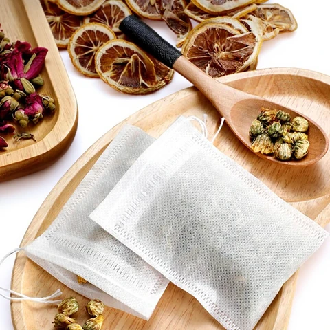 BJ Nonwoven Filter Bag For Tea,Seasoning,Traditional,Chinese Medicine 8*10cm, 100pcs