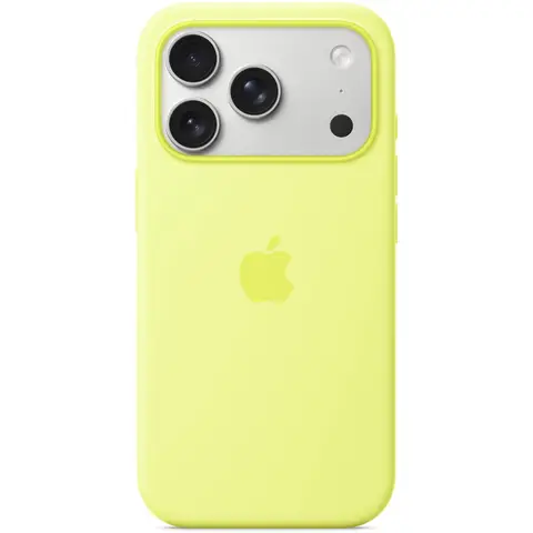 iPhone 17 Pro Silicone Case - Neon Yellow