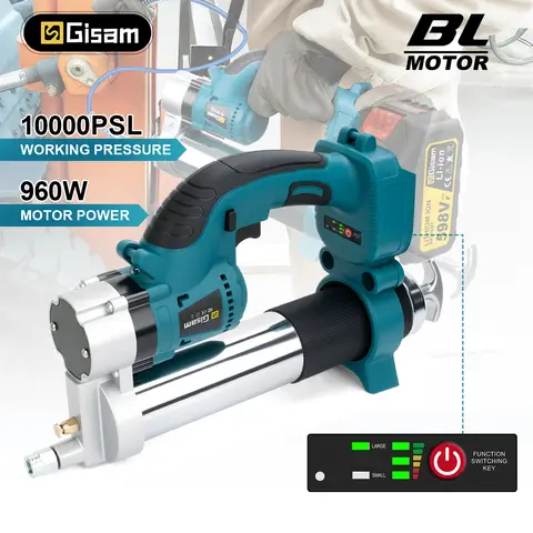 Pistolet à Graisse Sans Fil 69MPa (10000 PSI) – Compatible Batterie Makita 18V – ONEVAN