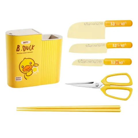 COOKER KING x B.DUCK 6pcs knife set