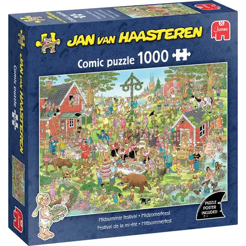 Jan Van Haasteren Midsummer Festival Puzzel - 1000 stuks, JUM0029