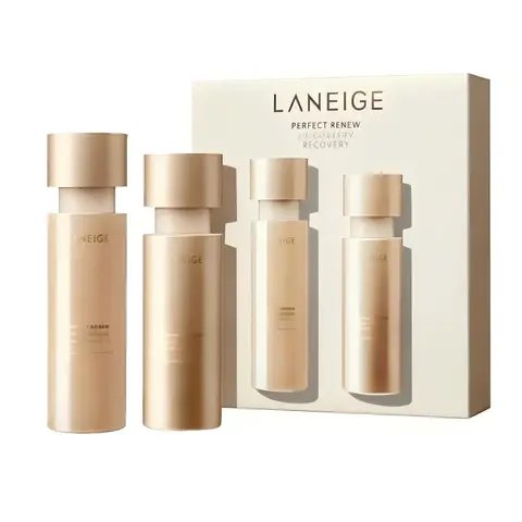 Laneige Verstevigend & Verfijnend 3X Herstel Skincare Set (Verfijnende Toner 150 ml + Hydraterende Emulsie 130 ml)