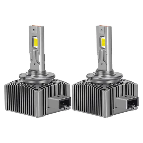 Bullvision NK8 D1 Leuchtbirnen, 20.000 Lumen, 6000 K Weiß, 300 % Helligkeit, 50.000+ Stunden, effizientes Kühlsystem, 2er-Pack