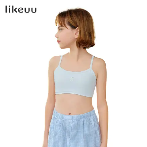 likeuu Stage 1 Starter Camisole Bra Powder Blue 150