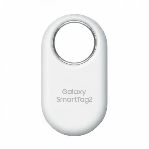 Samsung Galaxy SmartTag2 Bluetooth + UWB, IP67 water- en stofbestendig, vindbaar via app - Wit