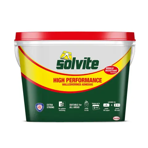 Solvite High Performance Ready Mixed Wallpaper Paste 4.5kg