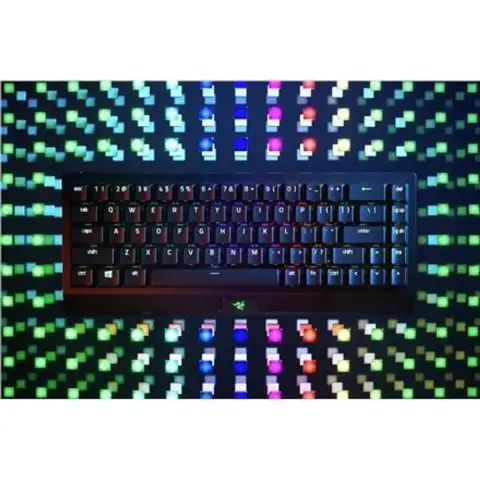 Razer BlackWidow V3 Mini HyperSpeed (Gelbe Schalter) - Kabelloses 65% mechanisches Gaming-Tastatur (Stille mechanische Schalter, Bluetooth, USB-C) QWERTY US-Layout | Schwarz