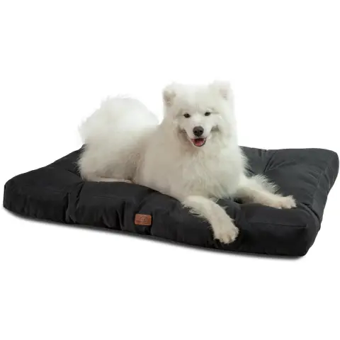 [Gratis Wasserdichte Haustierdecke] Waschbares Hundekissen BEDSURE - wasserdicht - Größe XL - 111x89x10cm - Schwarz