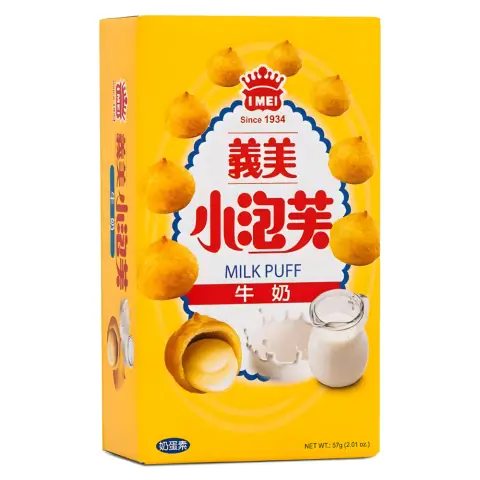 I MEI Puff - Milk 義美小泡芙-牛奶57g