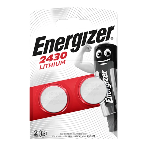 Energizer CR2430 Lithium Coin Batteries – Pack of 2