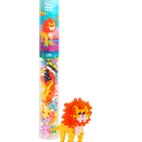 Plus Plus - Lion / 100 pcs Tube - (4324)