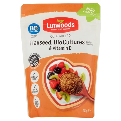 Linwoods Cold Milled Flaxseed, Biocultures & Vitamin D 200 g