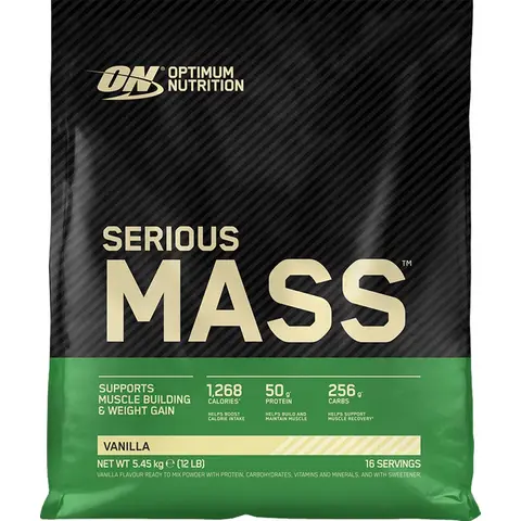 Optimum Nutrition Serious Mass vanille - 5,45 kg
